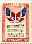 Partitura del Himno de la República Dominicana