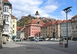Main square in Graz
