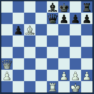   The actual game position afterWhite's final move. A position worthy of a picture.  (greatgm_4-1.gif, 11KB)   