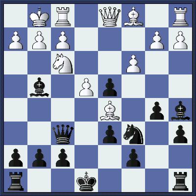    White just played 12.Bd5. Many strong players have told me that they thought White was clearly better here. (morph_bar-mor_rp1.gif, 17 KB)   
