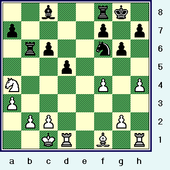  White places a Knight ... ON THE EDGE OF THE BOARD??? (tal_t-vs-lisit_pos2.gif, 09 KB)  