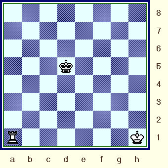   "White to move and win,"  - - -  another basic mate the beginner MUST learn and master!  (art1_cv-chs_pos5.gif, 07 KB)  