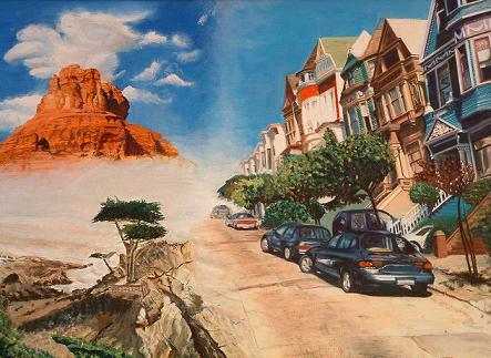 california dream, oil painting, painting to sell