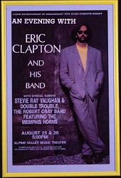 An Evening With Eric Clapton And His Band - Poster
