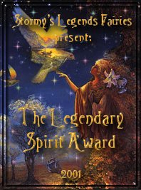 We got Stormy's Legend's Legendary Spirit Award!