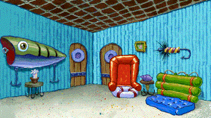 spongebob squarepants house room background bob zoom living inside sponge fondos wallpaper esponja funny casa kitchen spongebobs interior inspiration virtual