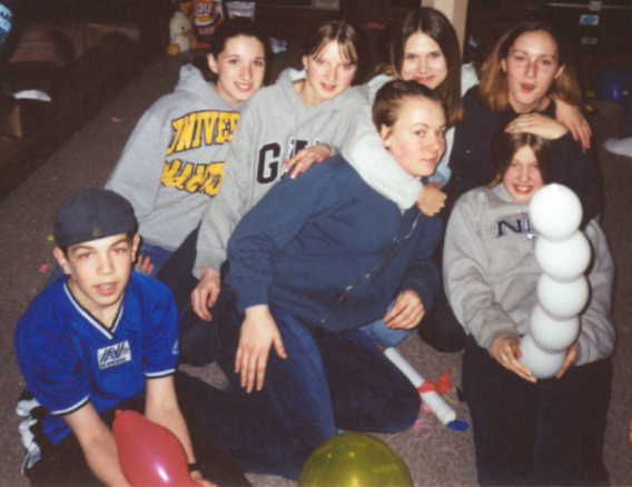 [Clayton at my birthday party, april 2000]