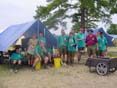 Some of the troop at campsite