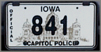 Capitol Police Lic Plate - Now a defunct agency