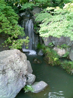 The magical spring at Nishiarai Temple