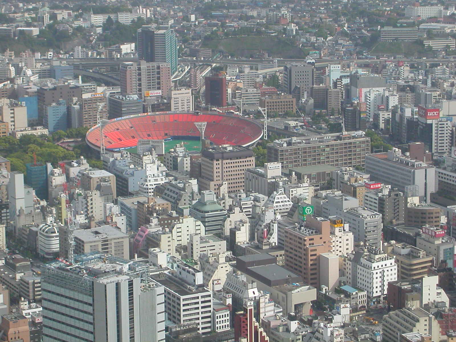 Yokohama View With Baseball Stadium