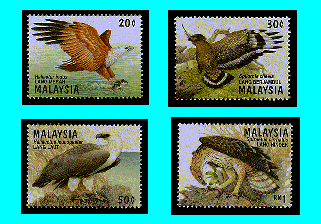 Birds of Prey Stamps