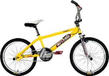 yellow haro bike