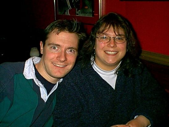 Me and my better half, Nina at karaoke; Scores, 2001