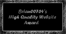 Brian00764's High Quality Website Award