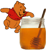 Pooh with some hunny