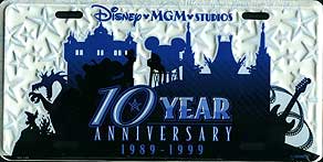 Disney MGM Studios, 10 Year Anniversary, 1989 - 1999