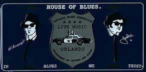 House of Blues, Official Music Inspector, Live Music, Orlando, Department of Rhythm and Blues, In Blues We Trust