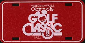 Walt Disney World Oldsmobile Golf Classic 1986 Volunteer