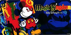 Magic Kingdom Walt Disney World (Mickey and abstract Castle)
