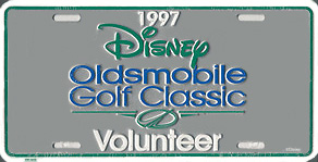 1997 Disney Oldsmobile Golf Classic Volunteer