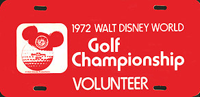 1972 WDW Golf Championship Volunteer