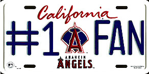 California #1 'A' Fan Anaheim Angels