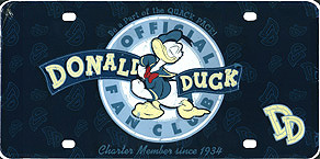 Donald Duck, Official Fan Club, Be a Part of the Quack Pack, Charter Member since 1934, DD
