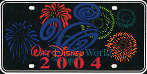 Walt Disney World 2004 White back