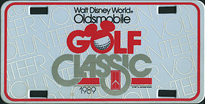 Walt Disney World Oldsmobile Golf Classic 1989 Volunteer
