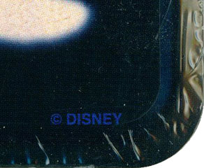 Light blue Disney copyright.