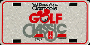 Walt Disney World Oldsmobile Golf Classic 1989 Patron (1986 Copyright)