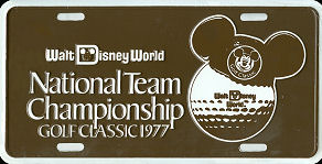 Walt Disney World National Team Championship Golf Classic 1977 (Tournament Participant version)
