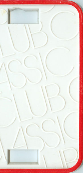 Classic Club raised lettering in background.