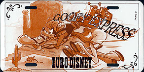 Euro Disney Goofy Express - White background.