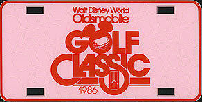 Walt Disney World Oldsmobile Golf Classic 1986 Classic Club