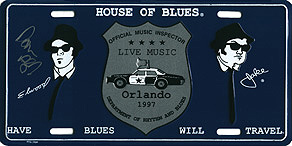 House of Blues Orlando (DW-DD-09) Autographed by Dan Aykroyd