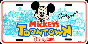 Mickey's Toontown Disneyland Autographed by George Kalogridis