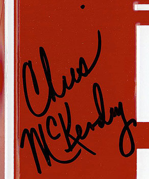 Close-up of McKendry's Autograph Variation (SP-SC-01)