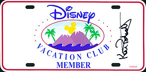 Disney Vacation Club Member (DW-RS-34) Autographed by Ken Potrock, Senoir Vice President, Disney Vacation Club