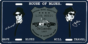 House of Blues, Official Music Inspector, Live Music, Orlando, 1997, Department of Rhythm and Blues, Have Blues Will Travel