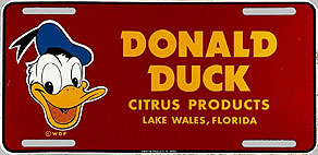Donald Duck Citrus Products Lake Wales, Florida