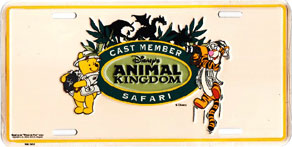 Disney Animal Kingdom Cast Member Safari (Peach colored background).