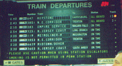 The departures board could be 50 years old