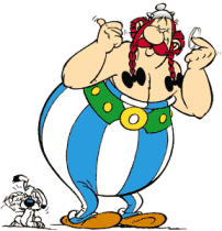 Obelix wondering what the hell is going on!!