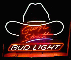 George Strait Bud Light Sign