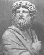Bust of Apollonius of Tyana, from M. Dzielska, Apollonius of Tyana in legend and history (1986).