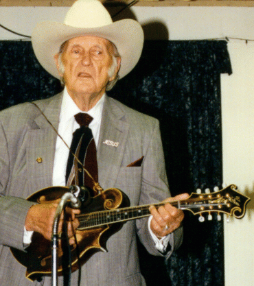 Bill Monroe and his beautiful Lloyd Loar F5 mandolin