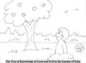 garden of eden and coloring pages - photo #40