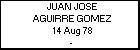 JUAN JOSE AGUIRRE GOMEZ